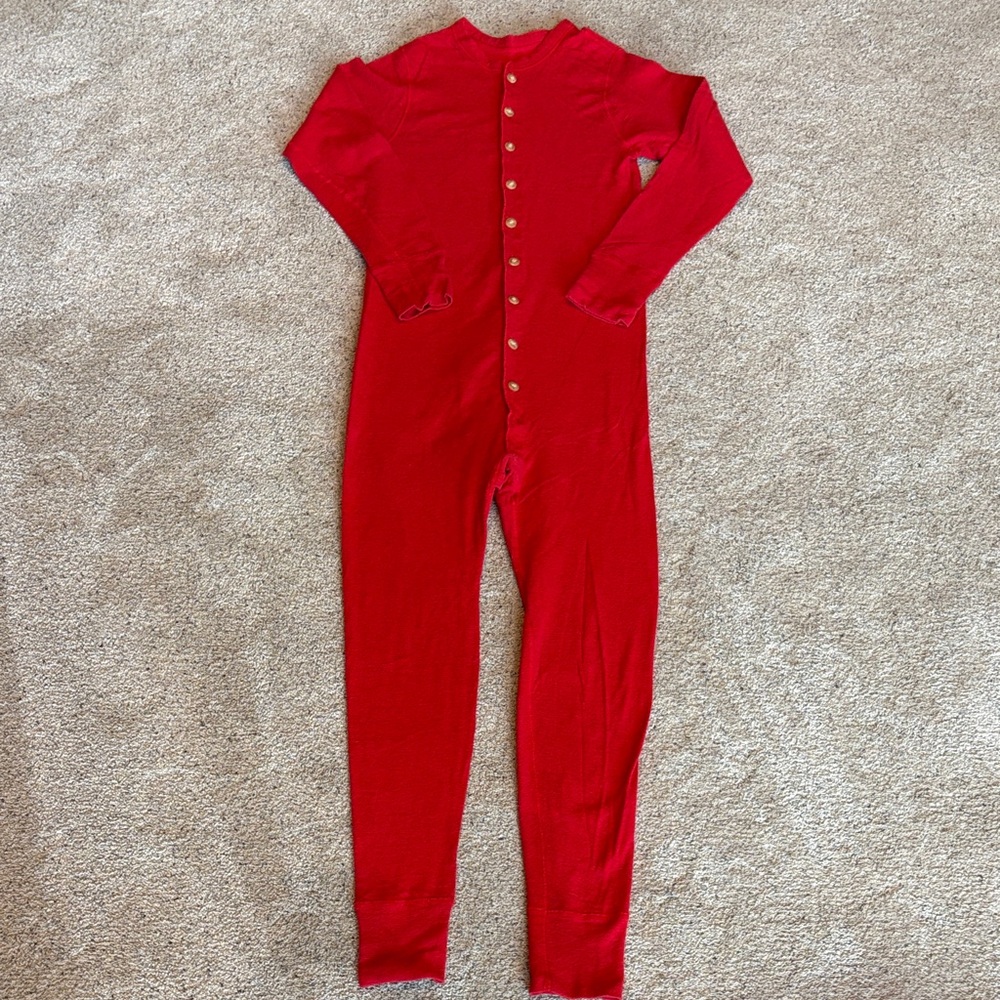 Red Kids One Piece Pajama